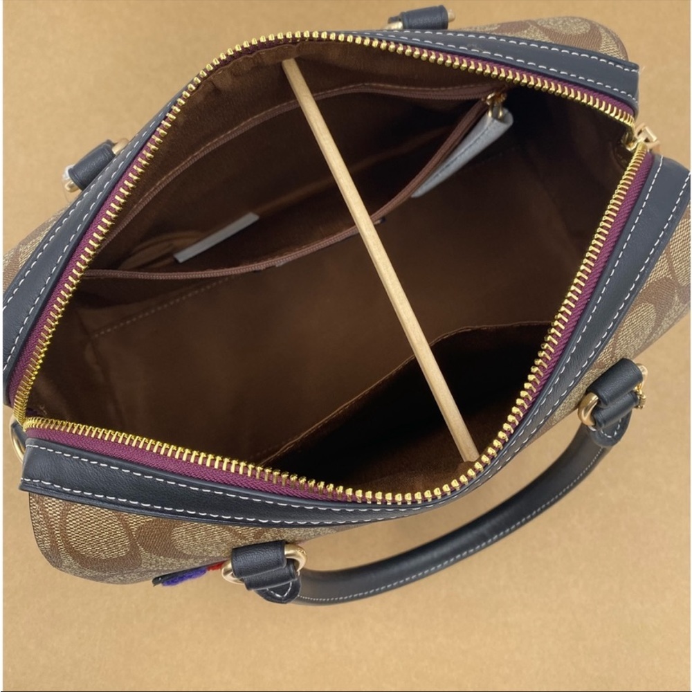 Disney X Coach Rowan Satchel In Signature
Canvas With Patches New Coach - Picture 11 of 15